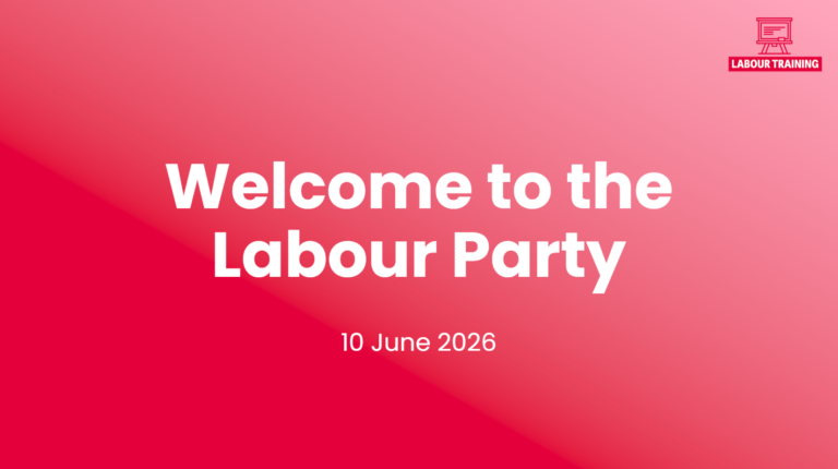 Welcome to the Labour Party