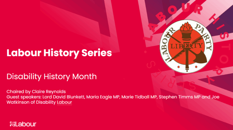 Labour History Series | Disability History Month