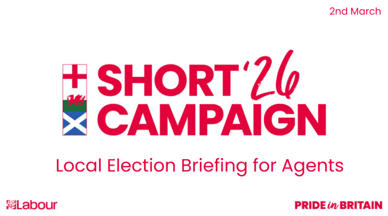 Local Elections briefing for Agents