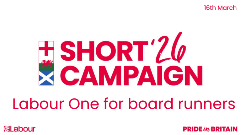 Short Campaign 26 – Labour One for board runners (16/03)