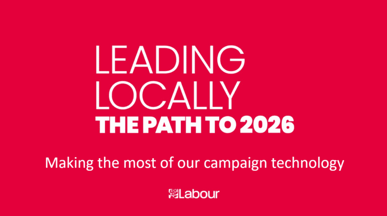 Leading Locally: The Path to 2026 –  Making the most of our campaign technology