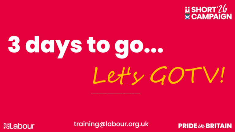 Short Campaign 26 – GOTV briefing with Lucy Powell